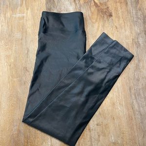 Koral shiny dark grey legging